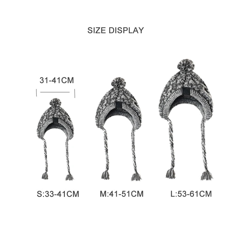 Bonnet chaud et chaud Dualpet pour chiens et chats (bouledogue français, chihuahua), bonnet d'hiver moelleux, accessoires pour animaux de compagnie, tailles SML