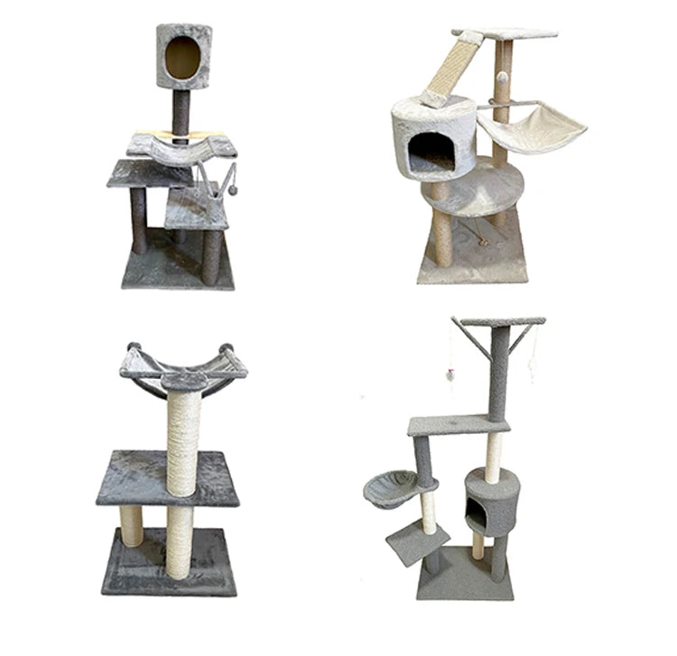 Cat Condo Modern Solid Wood Outdoor Cat Tree