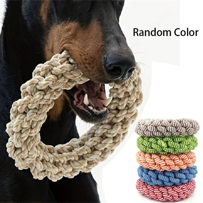 Pet Dog Rope Toy Durable Chew Bite Resistant Drag Pet toys for Medium Large Dogs Golden Retriever Pitbull Labrador Supplies