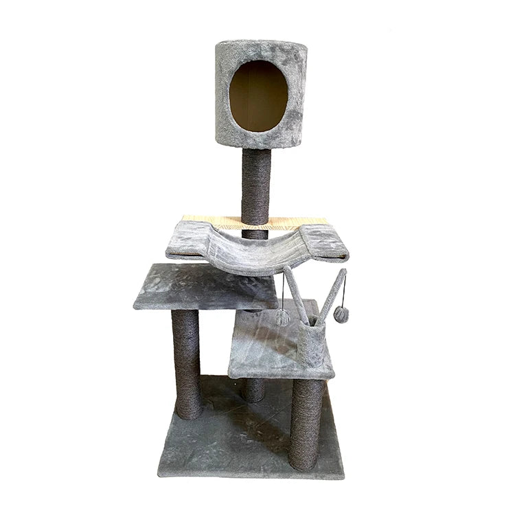 Cat Condo Modern Solid Wood Outdoor Cat Tree